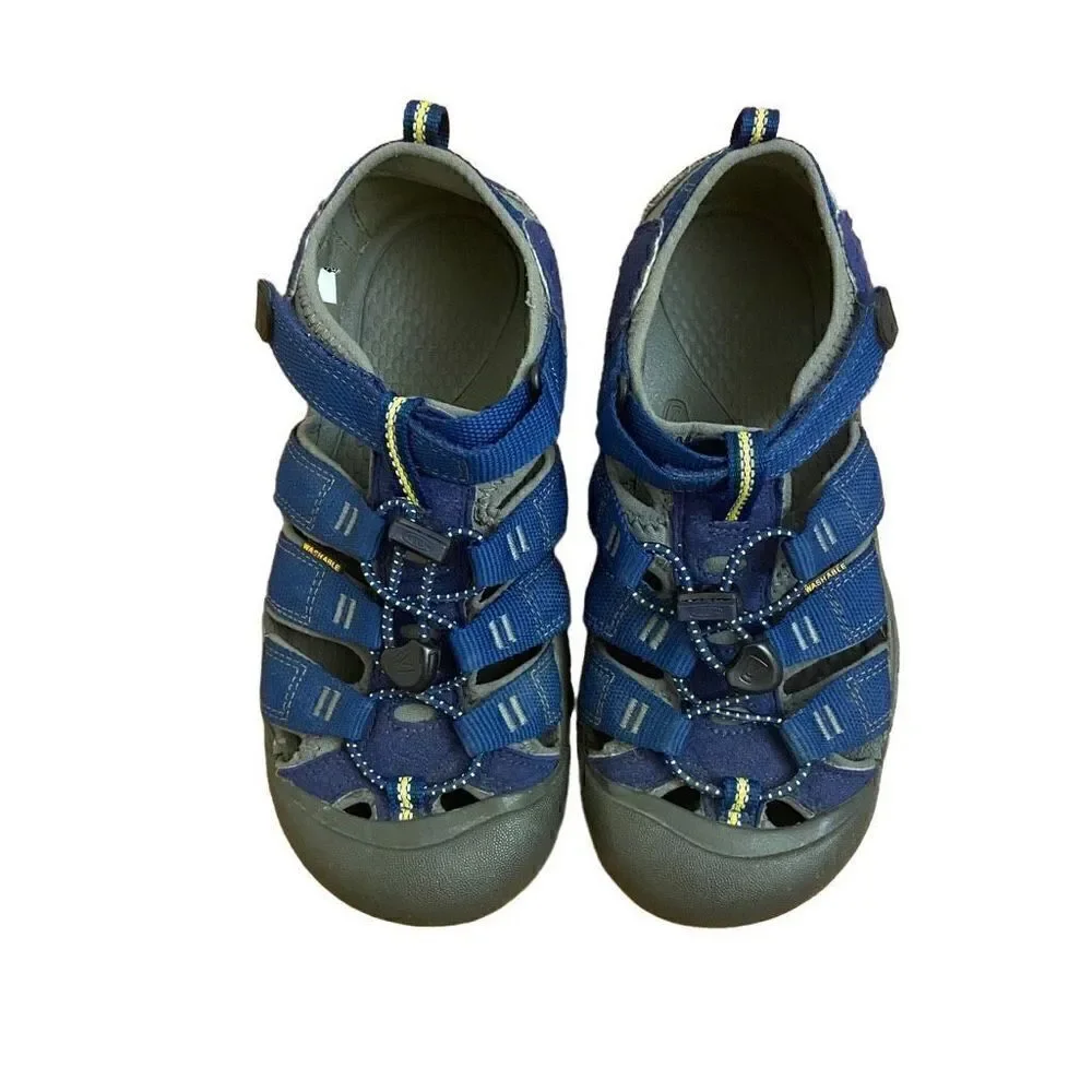 Keen Big Kids Newport H2 Sandals Blue Depths/Gargoyle Size 4
